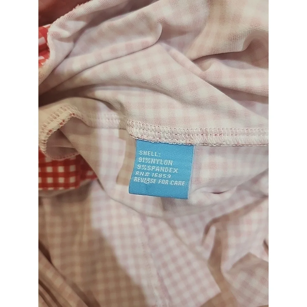 J McLAUGHLIN Red/White Check Sleeveless Shirt Womens Size S - Picture 5 of 6